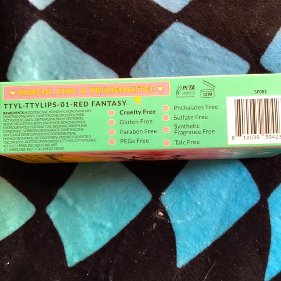 🆕SEALED!Kim Chi BeautyXTrixie Mattel BFF4Eva Lipstick Collab “Red Fantasy”💄 - Picture 9 of 16